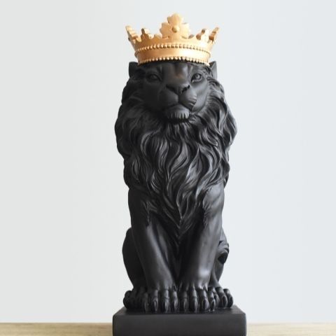 Home Decor Minimalist Style - Высококачественная скульптура льва, защита дома, современный