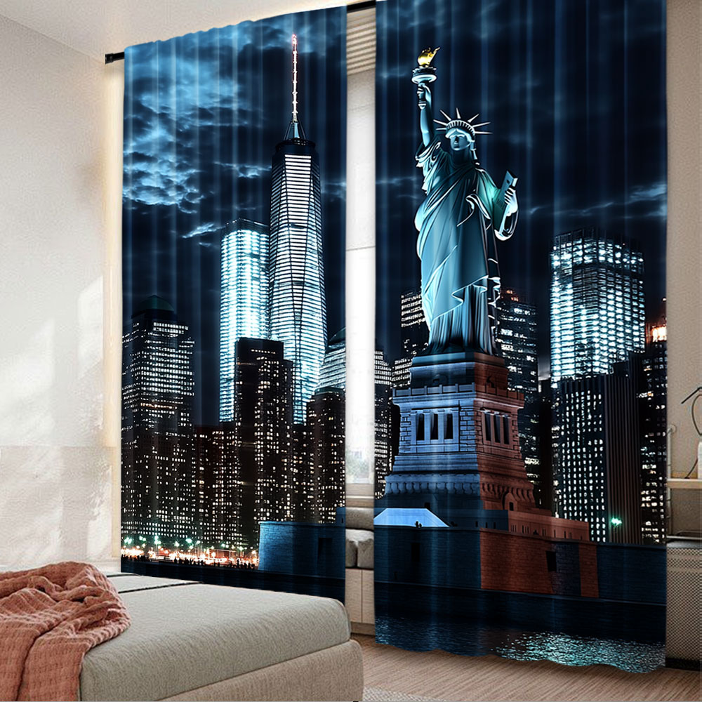 Home Decor New York - 2 шт., занавеска «Статуя Свободы», Нью-Йоркский