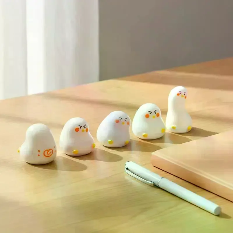 Home Decor Express - 6 шт. милых миниатюрных фигурок белых