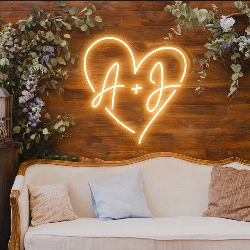 Neon Sign Led Custom - Неоновая вывеска на заказ для свадебного