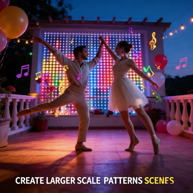 String Curtain Light - Умные светодиодные занавески на 400 лампочек,