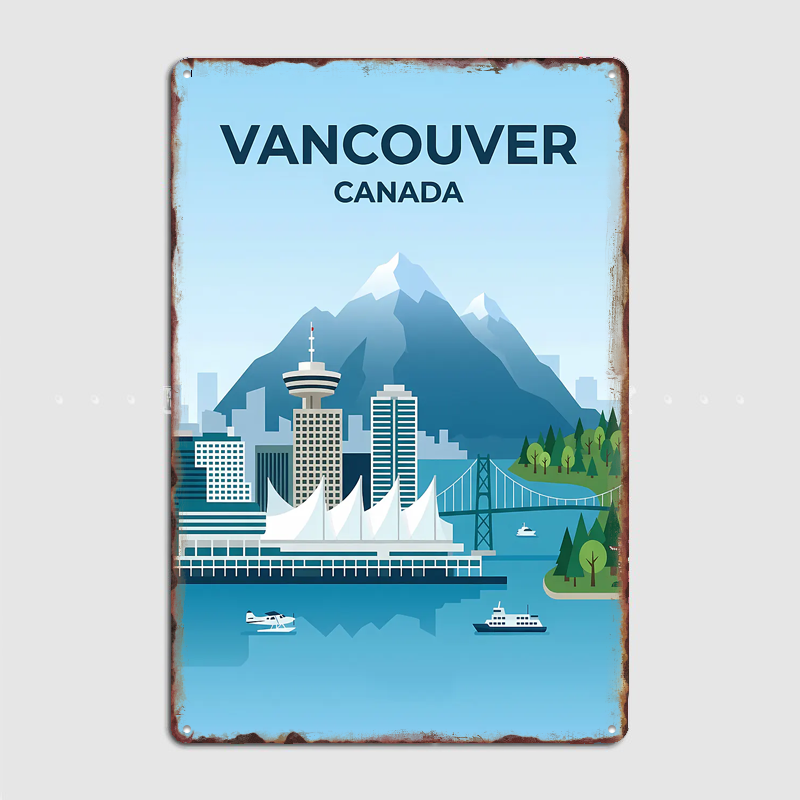 Home Decor Vancouver - Постеры с видами на Ванкувер, Канада,