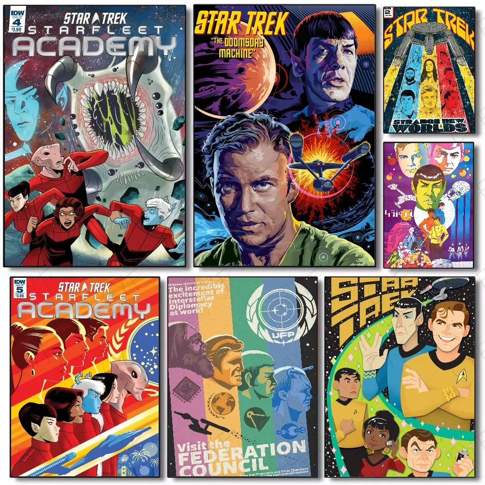 Home Decor Living Room Ideas - Классический постер из фильма S-Star Trek,