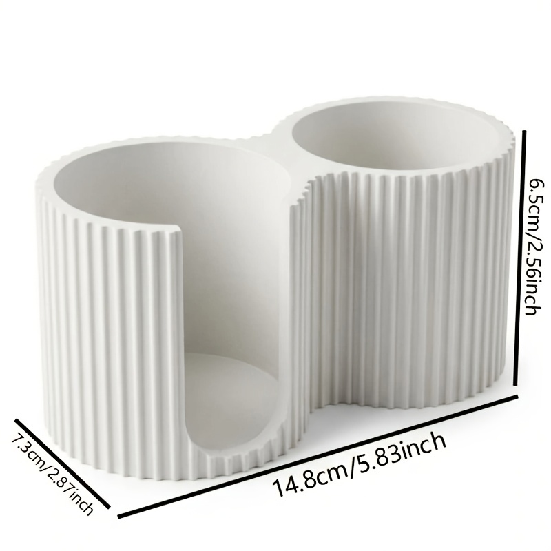 Home Decor Minimalist Style - Минималистичный полосатый органайзер для косметики, держатель