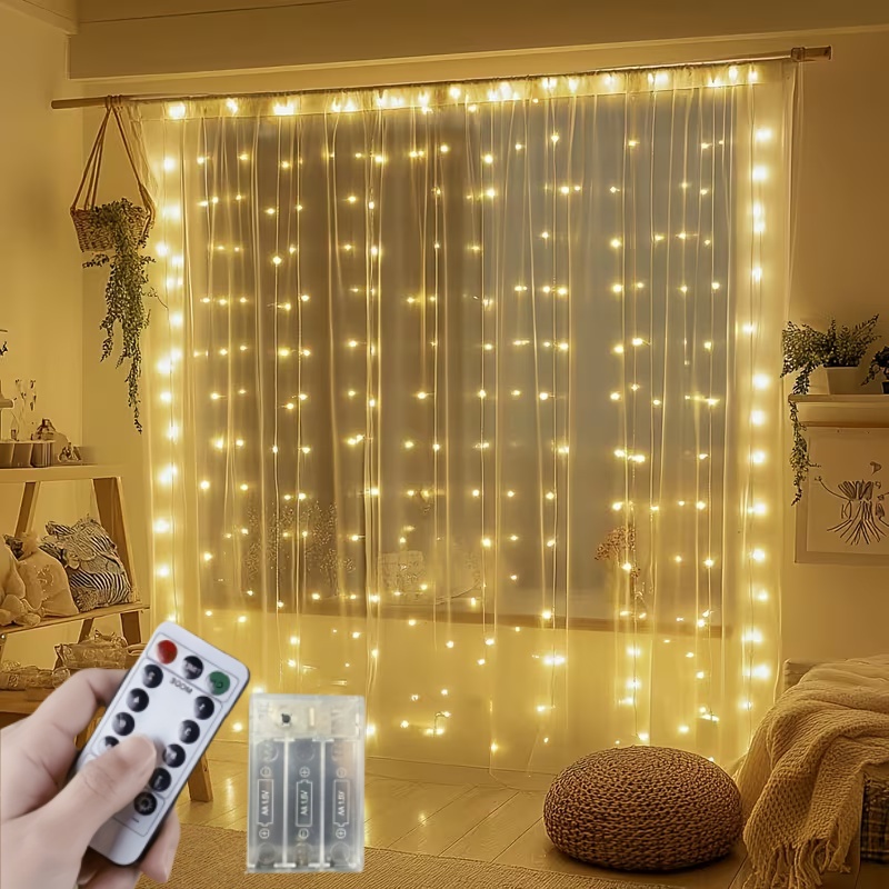 String Curtain Light - Светодиодная гирлянда-кольцо 3-6 м для декора