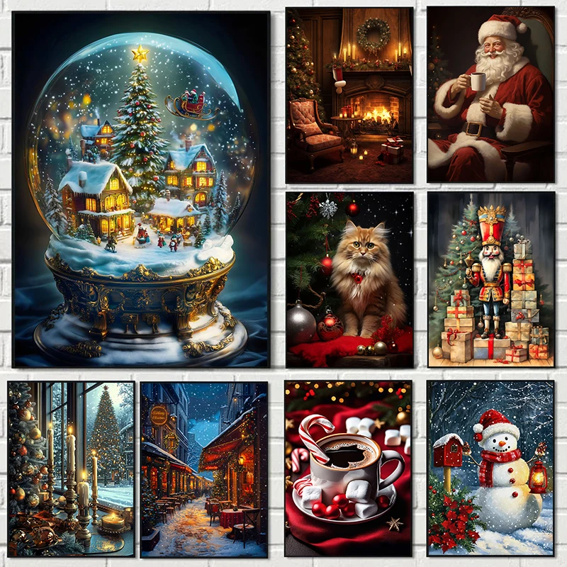 Home Decor Tree - Классическая традиционная рождественская елка Санта-Клаус Рождественский