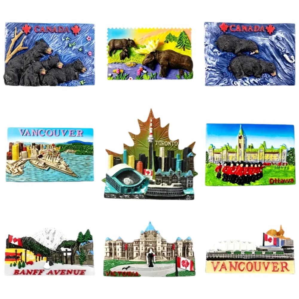 Home Decor Vancouver - Магнит на холодильник из Канады, 3D-магнит