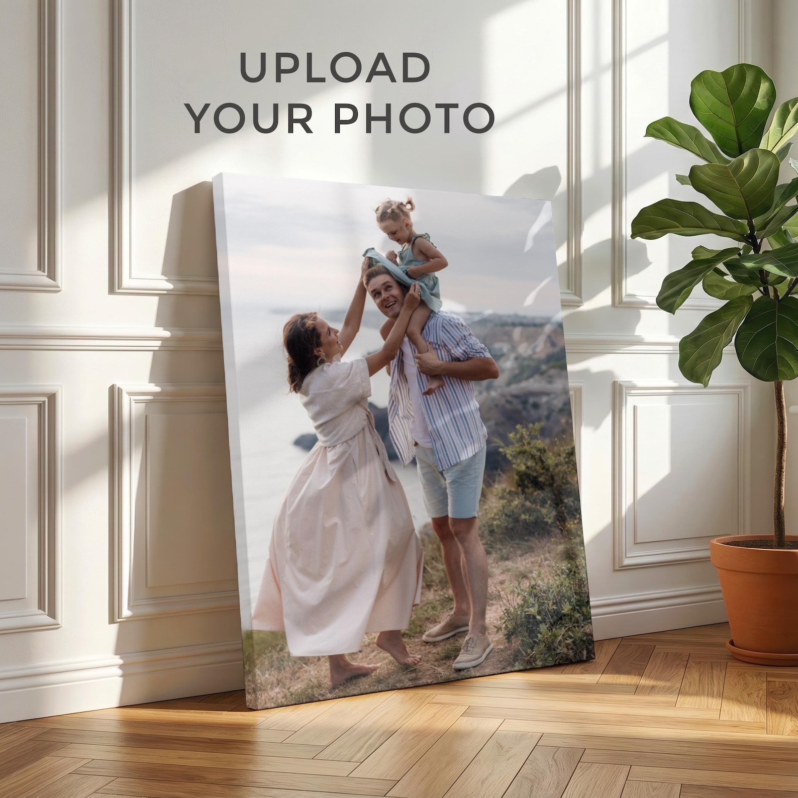 Home Decor Inspo - Персонализированный фотохолст, Настенный декор с семейным