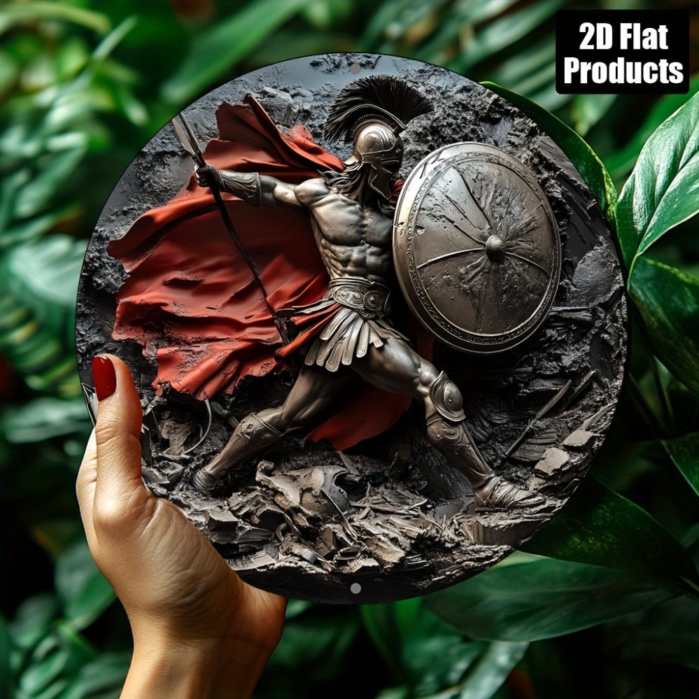 Home Decor Nepal - Спартанский воин, круглый, классический рождественский и