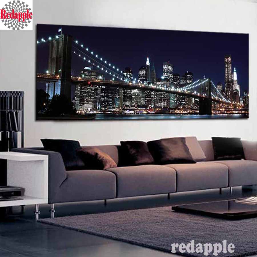 Home Decor New York - Алмазная живопись Алмазная вышивка, Нью-Йорк, Бруклинский