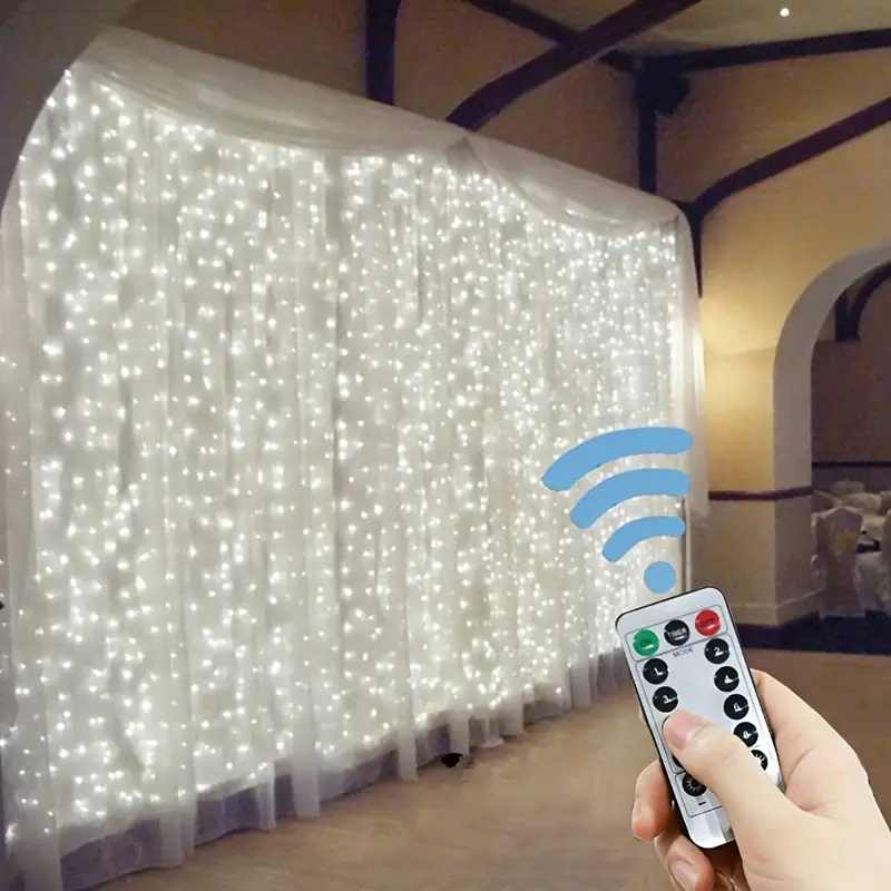 String Curtain Light - 3/4/6 м занавеска светодиодные гирлянды гирлянда