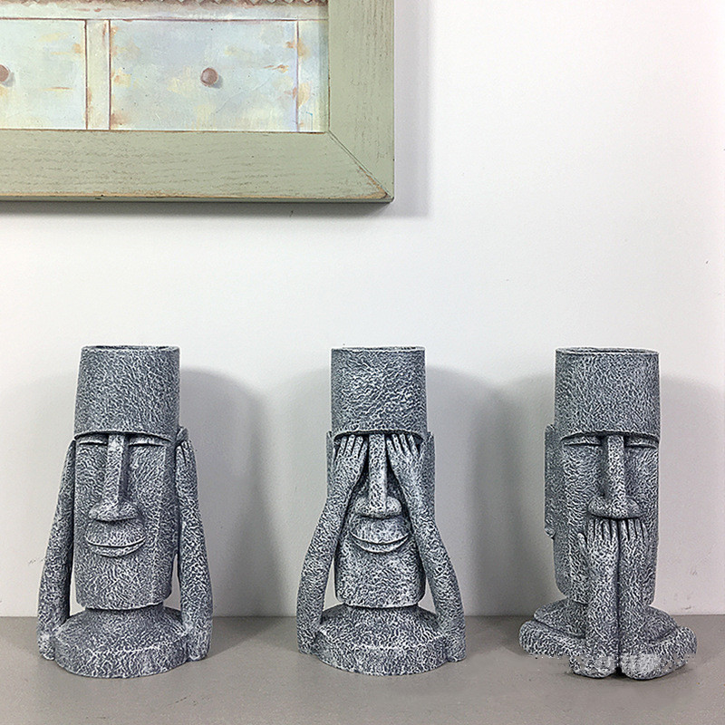 Home Decor Express - Ваза из смолы, человеческая абстрактная пасхальная