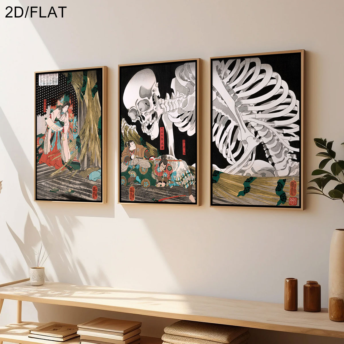 Набор из 3-х ретро-картин на х – обзор и цена Home Decor Japanese