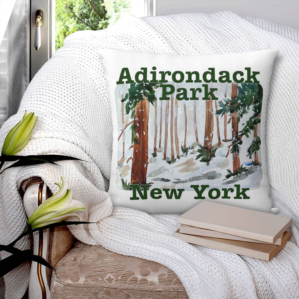 Наволочка Adirondack Park New  – обзор и цена Home Decor New York