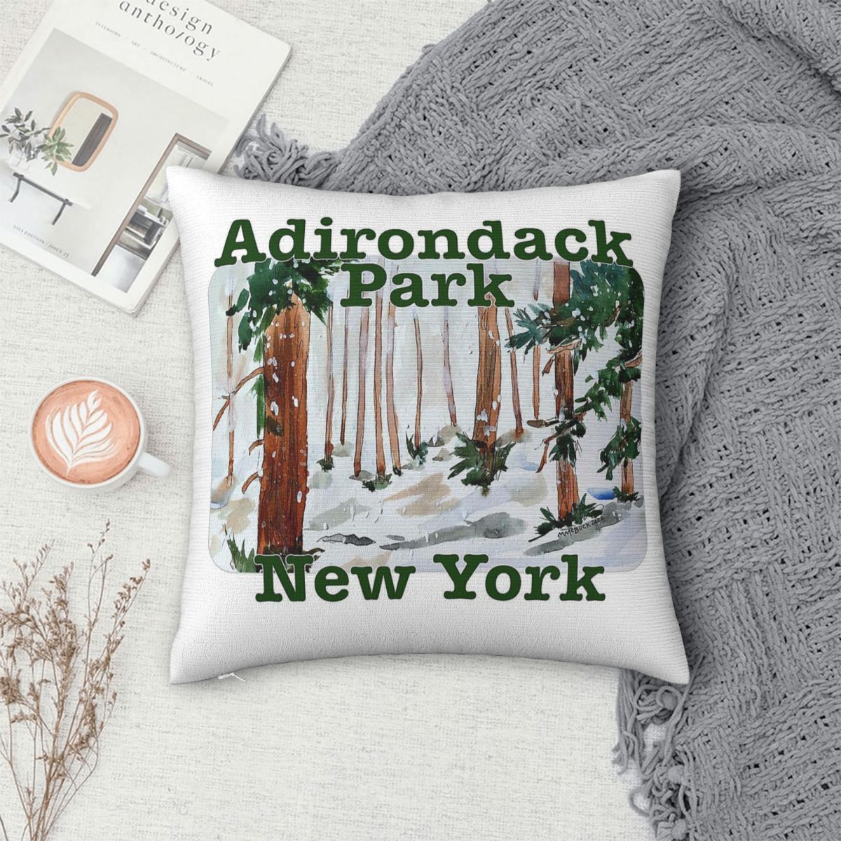 Наволочка Adirondack Park New  – обзор и цена Home Decor New York