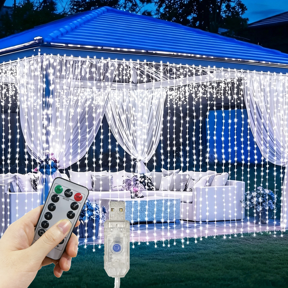 Светодиодная гирлянда-штора 3/ – обзор и цена String Curtain Light