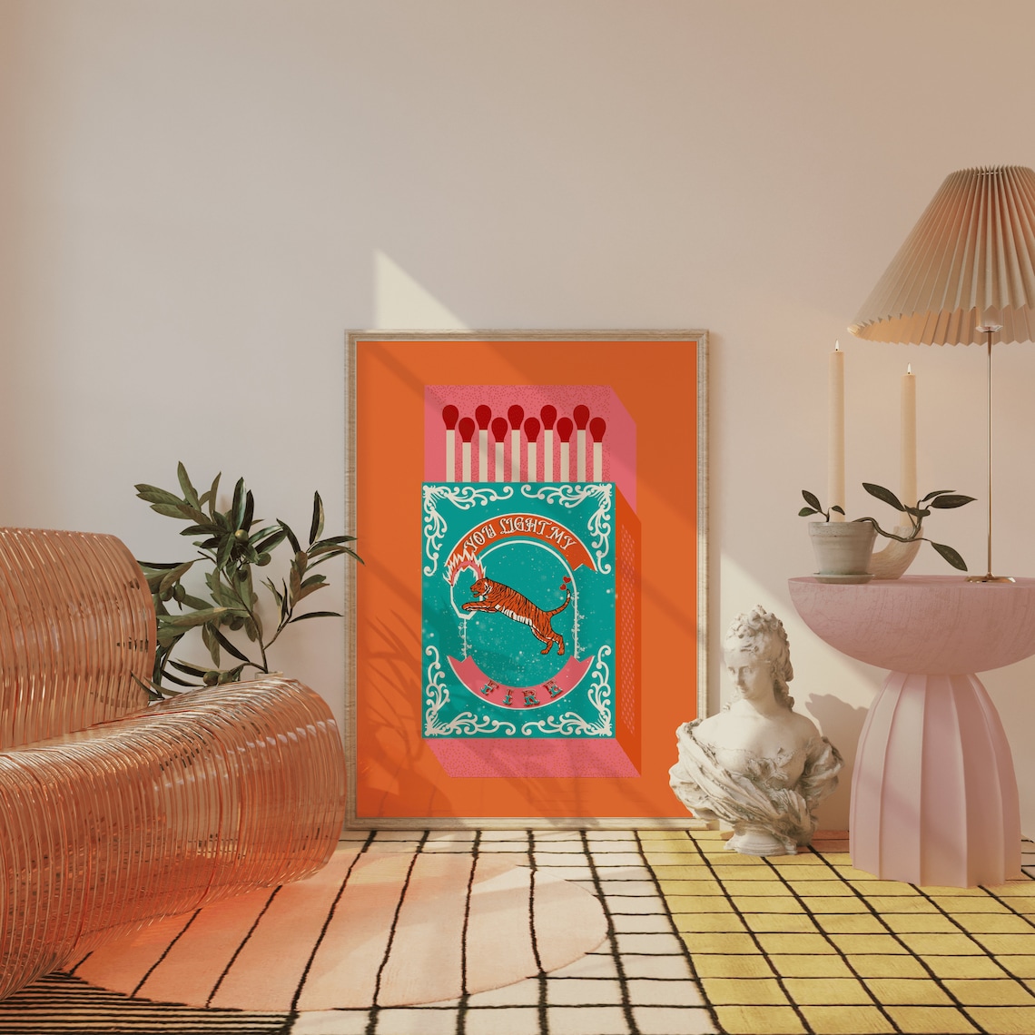 You Light My Fire Orange Match – обзор и цена Home Decor Nepal