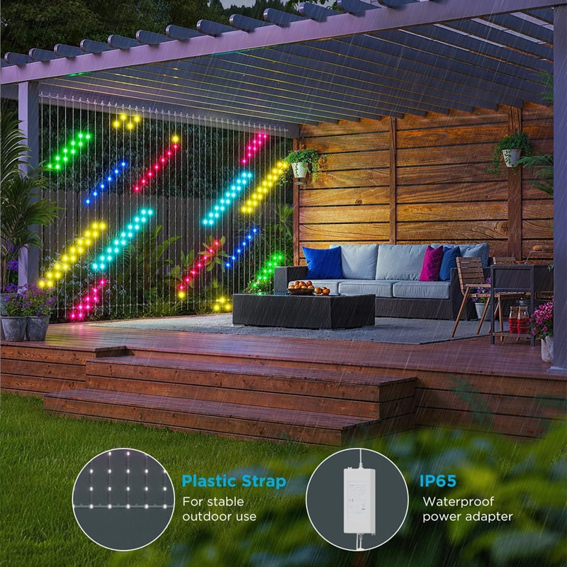 Светодиодная гирлянда-штора RG – обзор и цена String Curtain Light