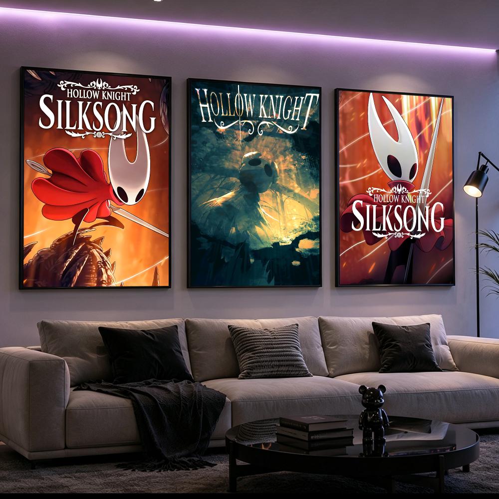 Постер Hollow Knight, HD-печат – обзор и цена Home Decor Living Room Ideas