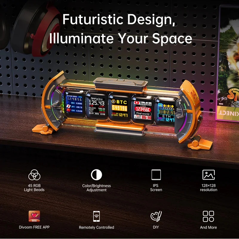 Новые цифровые часы для игрово – обзор и цена Home Decor App Free