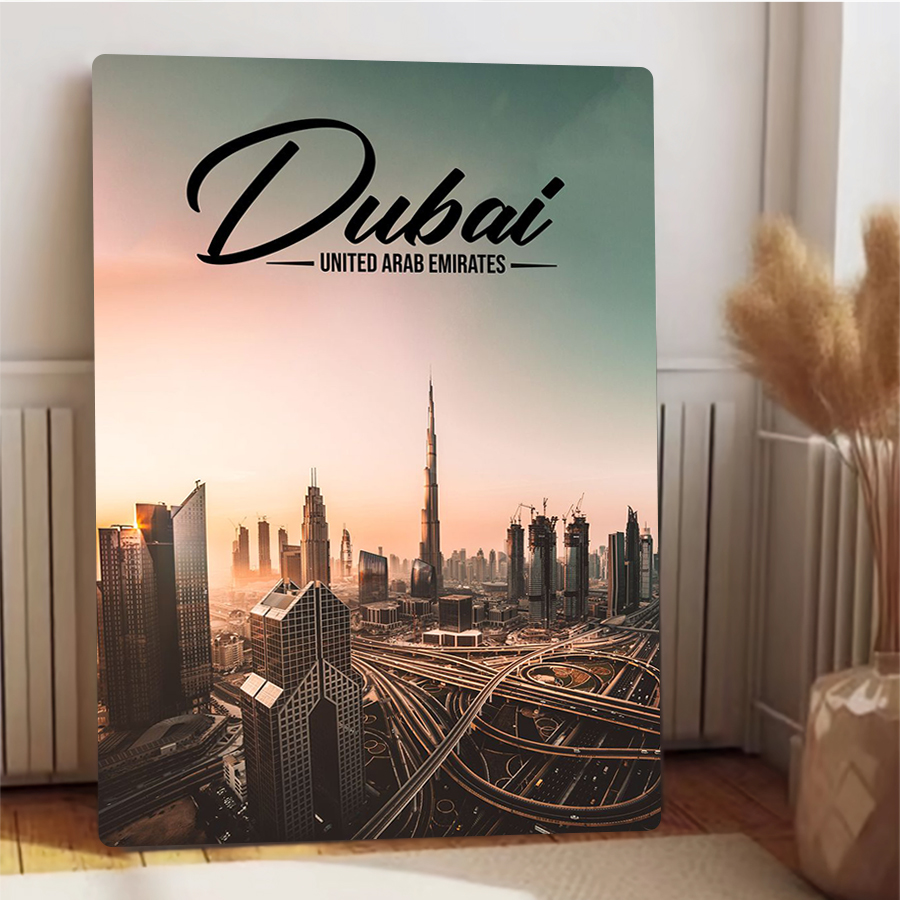 Городской пейзаж Дубая, металл – обзор и цена Home Decor Uae