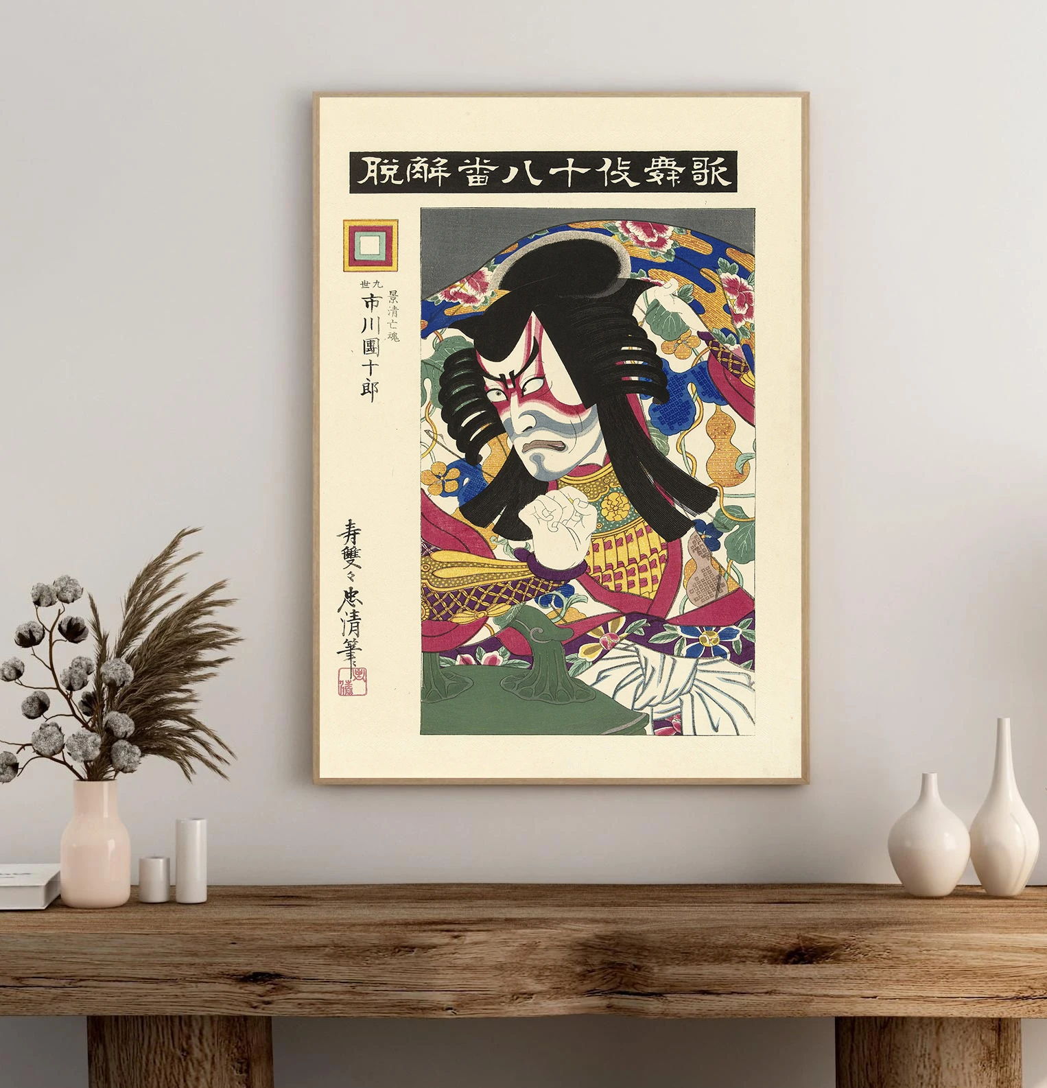 Картина на холсте в стиле ретр – обзор и цена Home Decor Japanese