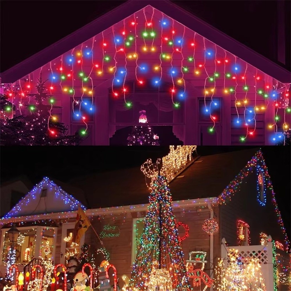 Светодиодная гирлянда-водопад  – обзор и цена String Curtain Light