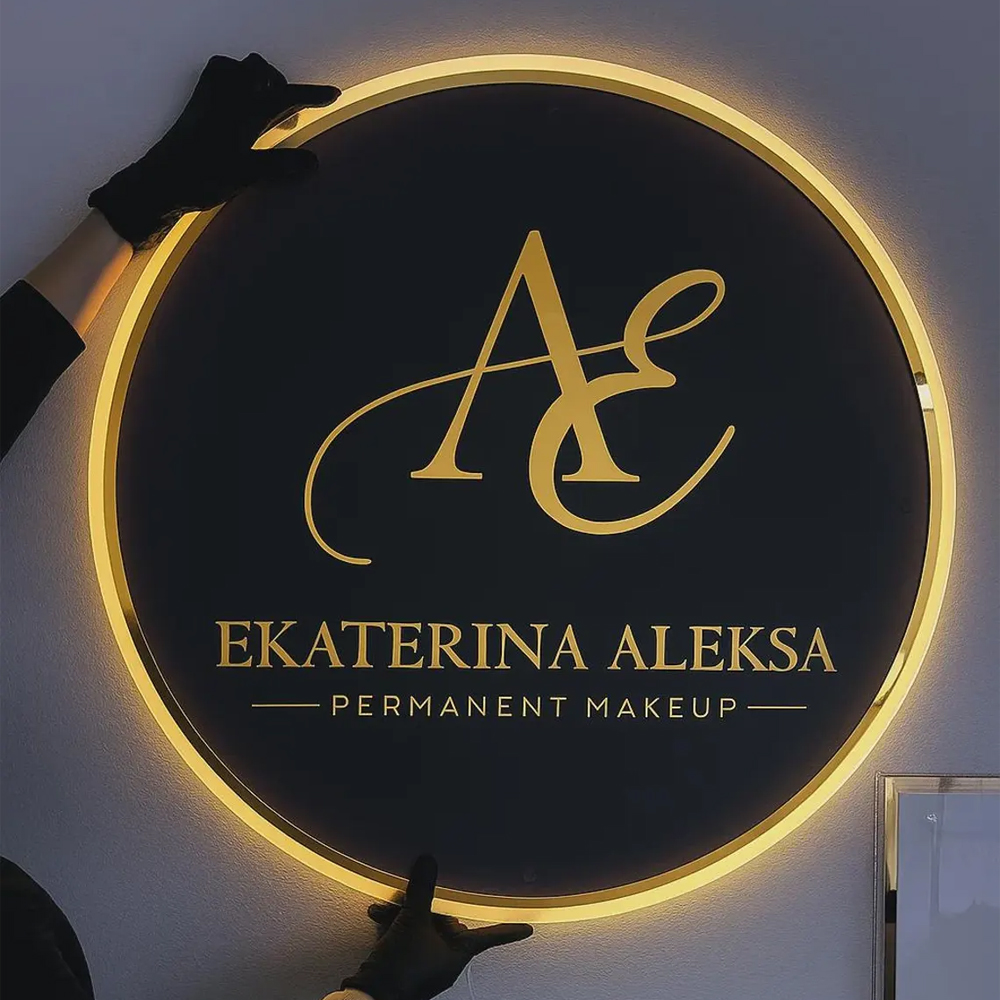 Акриловая вывеска на заказ, пе – обзор и цена Neon Sign Led Custom