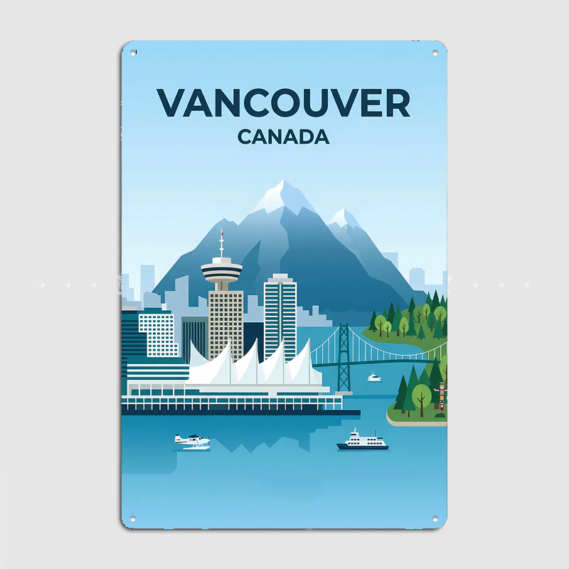 Постеры с видами на Ванкувер,  – обзор и цена Home Decor Vancouver