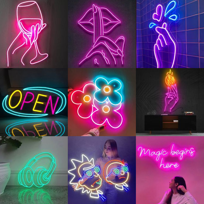 DIY неоновая вывеска на заказ, – обзор и цена Neon Sign Led Custom