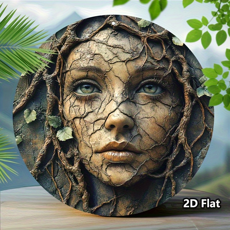 2D плоский, винтажный алюминие – обзор и цена Home Decor Tree