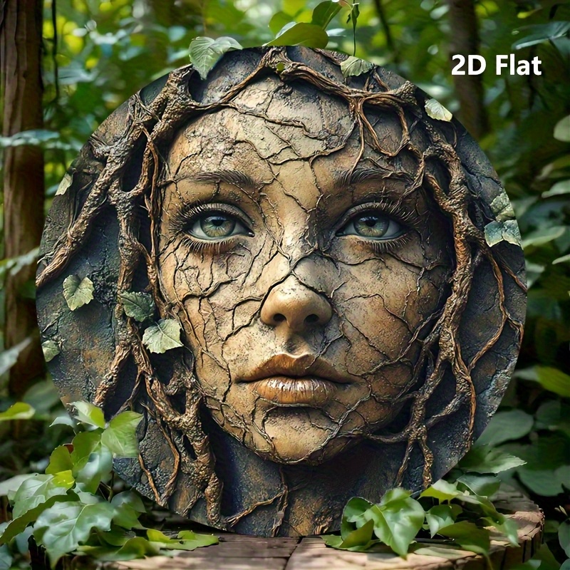 2D плоский, винтажный алюминие – обзор и цена Home Decor Tree