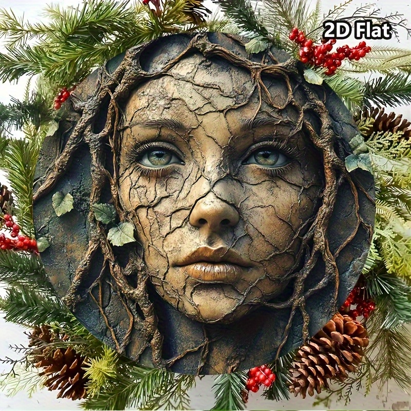 2D плоский, винтажный алюминие – обзор и цена Home Decor Tree