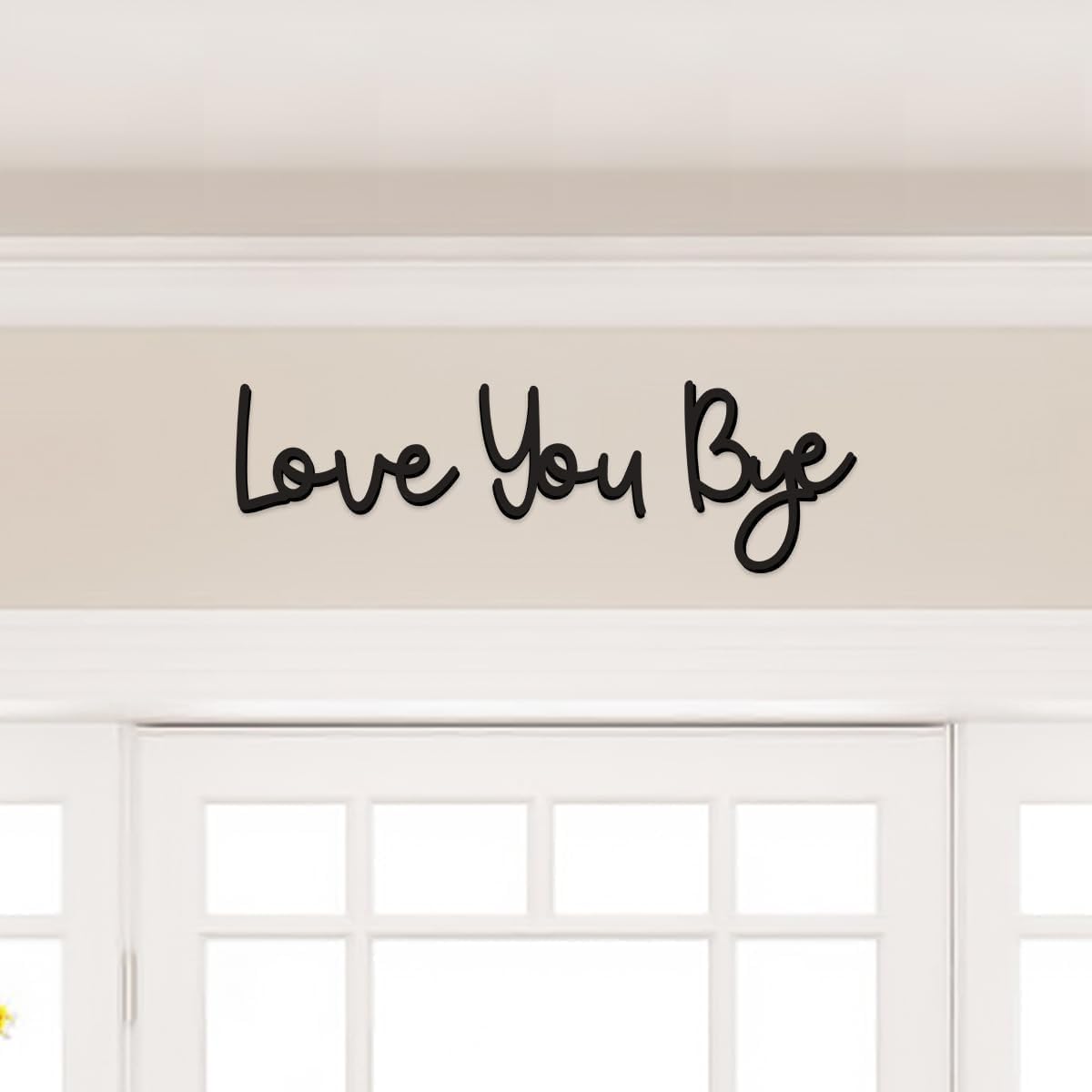 Надпись «Love You Bye», деревя – обзор и цена Home Decor Express