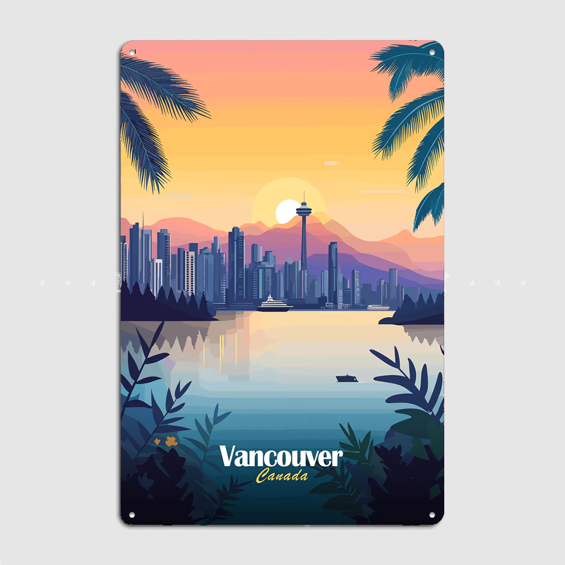 Постеры с видом на Ванкувер и  – обзор и цена Home Decor Vancouver