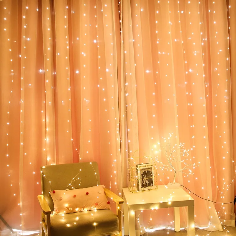 Светодиодная гирлянда-кольцо 3 – обзор и цена String Curtain Light