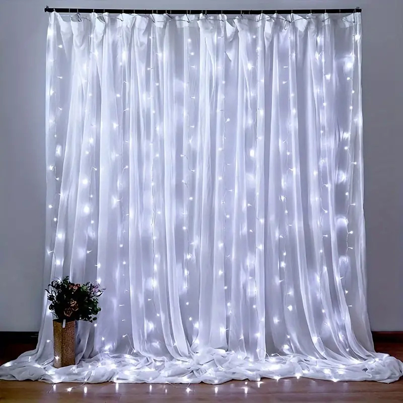 USB LED гирлянда-штора для сва – обзор и цена String Curtain Light