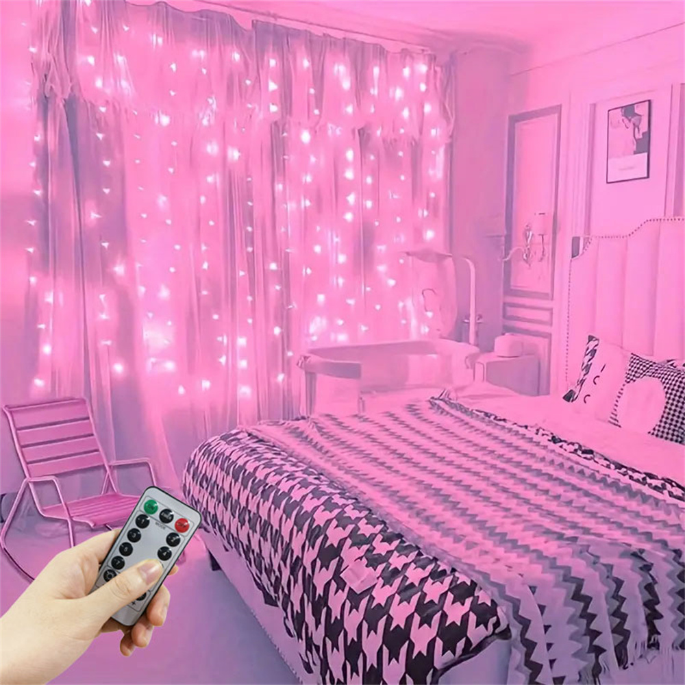 USB LED гирлянда-штора для сва – обзор и цена String Curtain Light