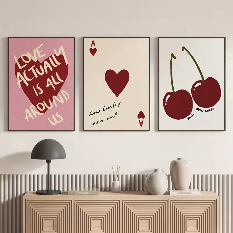 Ретро-постер «На удачу» с вишн – обзор и цена Home Decor Aesthetic Pinterest