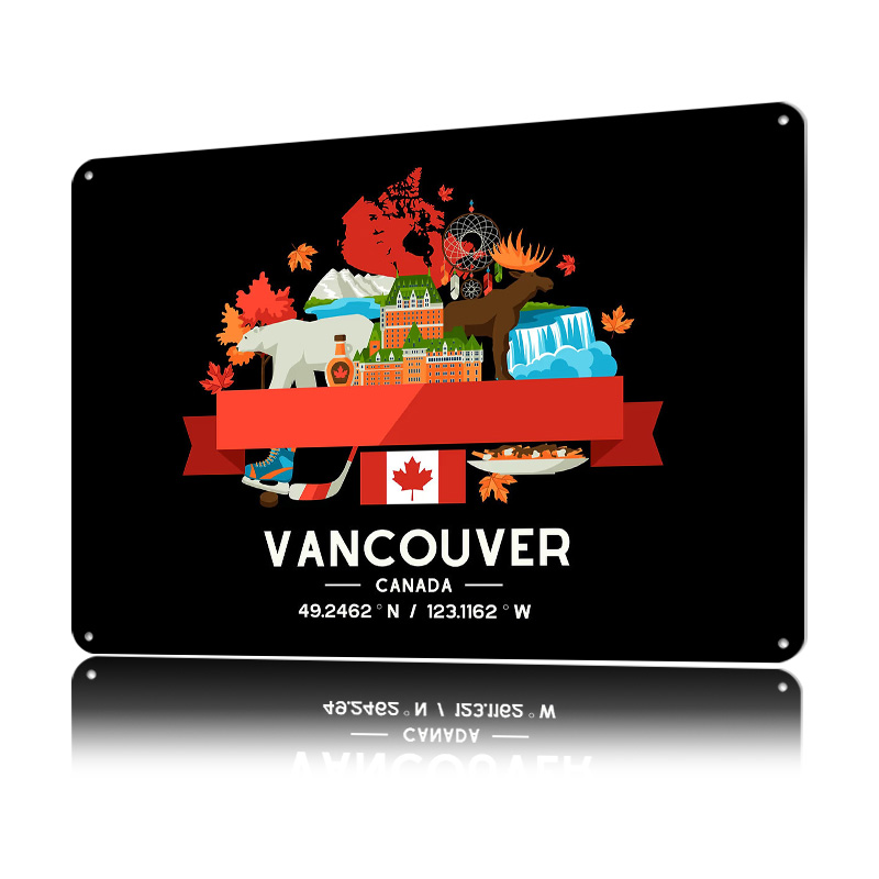 Постер с картой города Ванкуве – обзор и цена Home Decor Vancouver