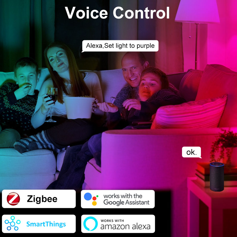 Умная светодиодная лампа Zigbe – обзор и цена Home Decor App Free