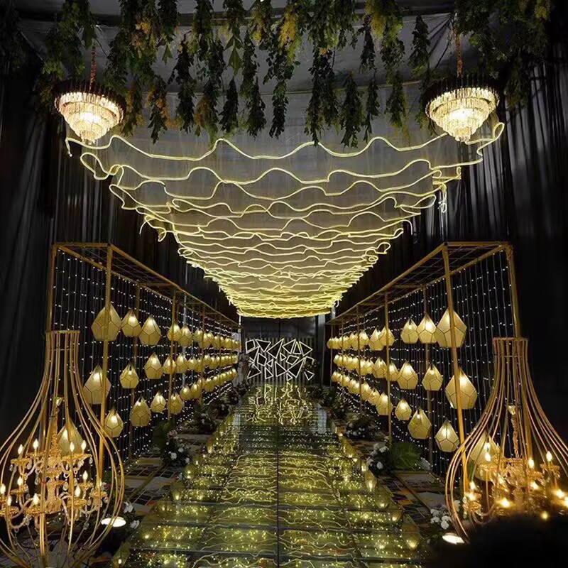Светодиодная светящаяся волноо – обзор и цена String Curtain Light