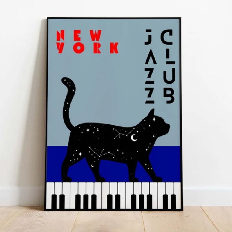 1 шт., черный кот с фортепиано – обзор и цена Home Decor Aesthetic Pinterest