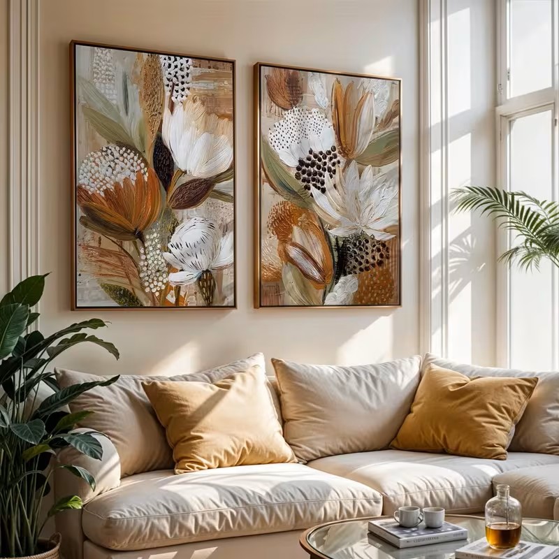 Ретро-постеры (2 шт.) в богемн – обзор и цена Home Decor Minimalist Style