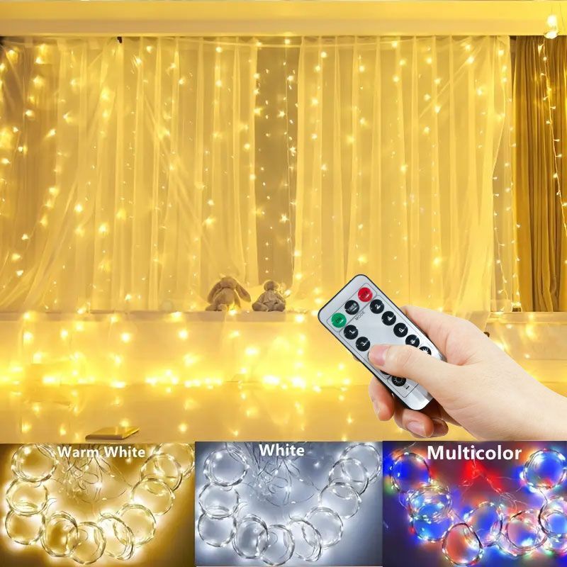 3/4/6 м занавеска светодиодные – обзор и цена String Curtain Light