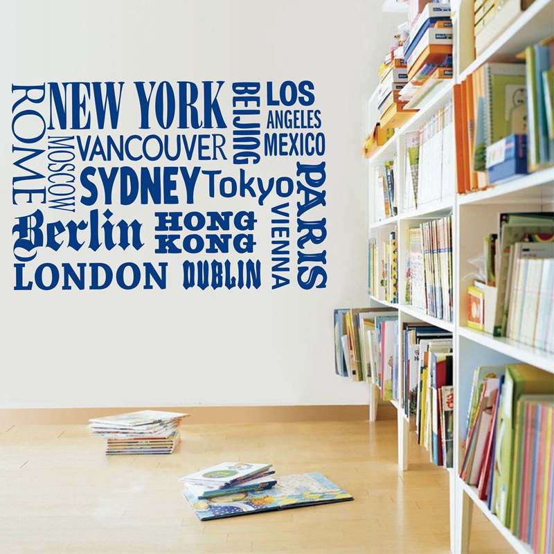 Нью-Йорк, Лондон, Париж, цитат – обзор и цена Home Decor New York