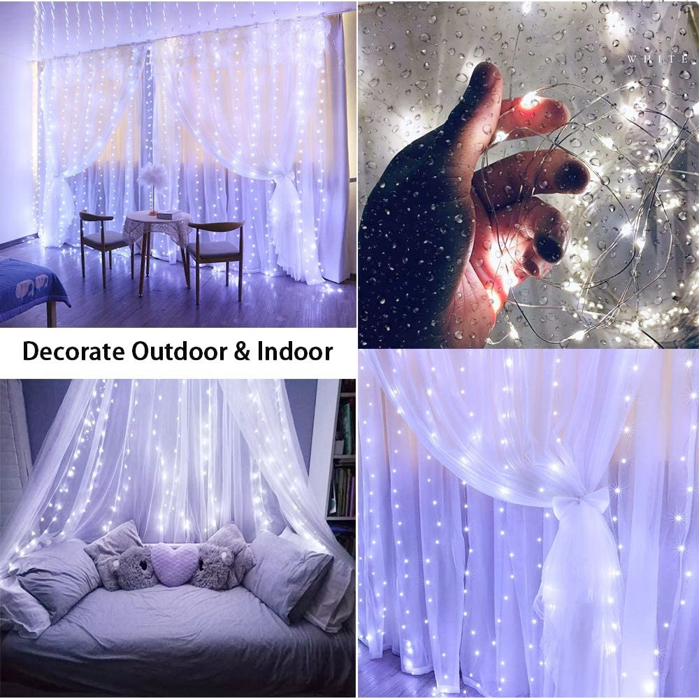 USB СВЕТОДИОДНАЯ Гирлянда-зана – обзор и цена String Curtain Light