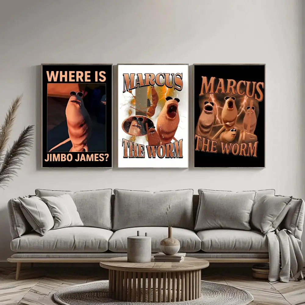 Постер «Забавный червь Маркус» – обзор и цена Home Decor Living Room Ideas