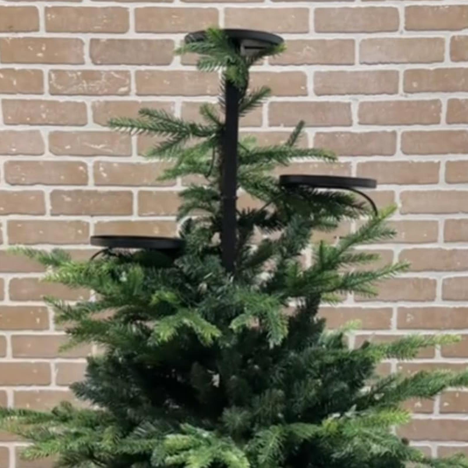Металлический черный тройной Т – обзор и цена Home Decor Tree