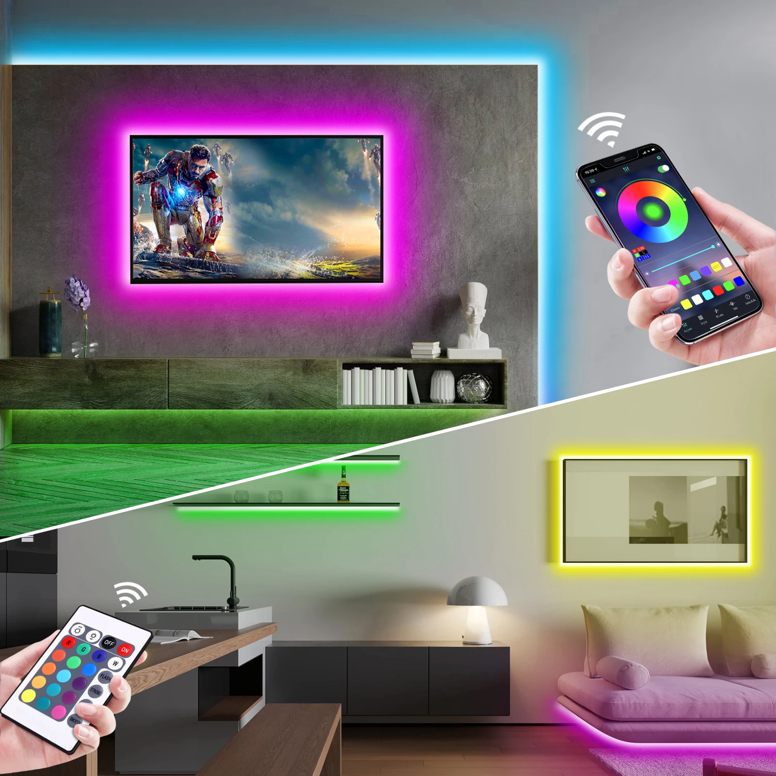1-5 м RGB светодиодный неоновы – обзор и цена Home Decor App Free